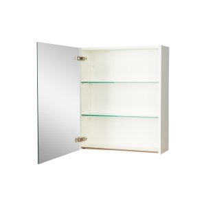 Spiegelschrank 60 cm mit Glas-Einlegeböden