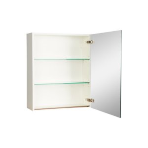 Spiegelschrank 60 cm mit Glas-Einlegeböden