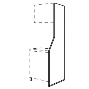 Nobilia Elements Design Abschlusswange für Raumplanung