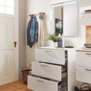 Nobilia Elements Highboard / Kommode mit 3 Auszügen