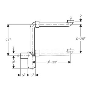 Geberit-Siphon