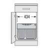 Hailo Unterschrank Mülleimer/Abfallsammler 3